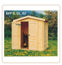 Zahradní chatka BPP 0, 01, 02