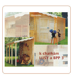 Terasa s přestřešením k chatce LUSY a BPP 3